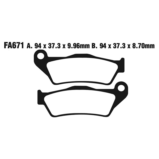 EBC Brakes Disc Pad Set - FA Series & FA Series R - Full Range