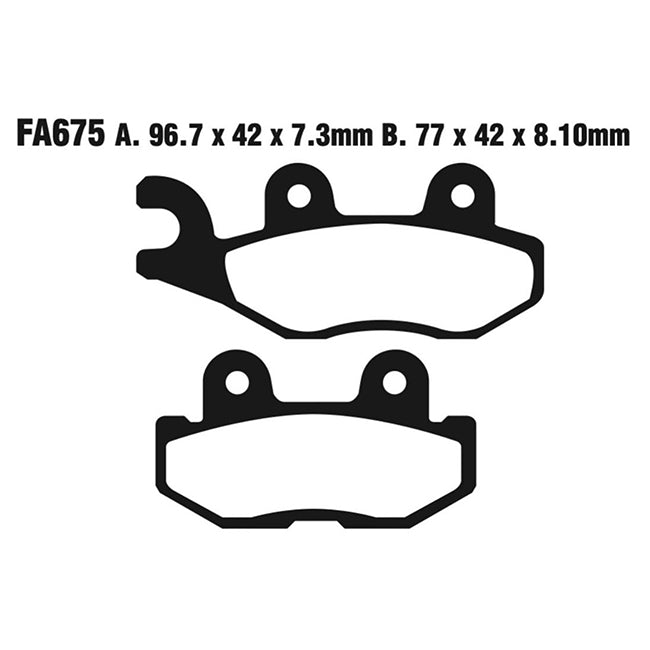 EBC Brakes Disc Pad Set - FA Series & FA Series R - Full Range