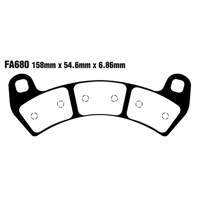 EBC Brakes Disc Pad Set - FA Series & FA Series R - Full Range