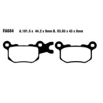 EBC Brakes Disc Pad Set - FA Series & FA Series R - Full Range