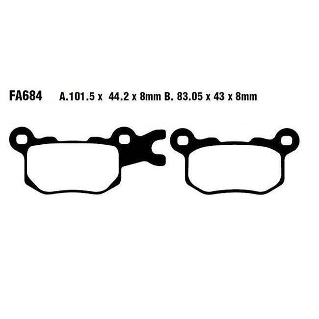 EBC Brakes Disc Pad Set - FA Series & FA Series R - Full Range