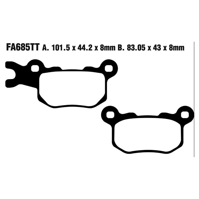 EBC Brakes Disc Pad Set - FA Series & FA Series R - Full Range