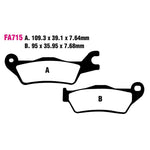 EBC Brakes Disc Pad Set - FA Series & FA Series R - Full Range