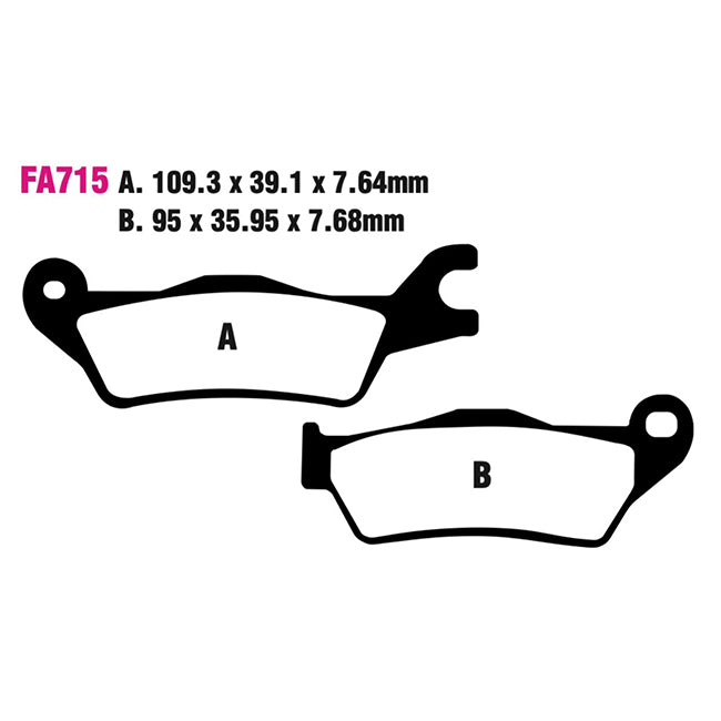 EBC Brakes Disc Pad Set - FA Series & FA Series R - Full Range