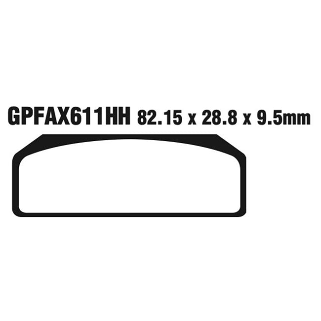 EBC Brakes Disc Pad Set – GPFAX Sintered Race Pads