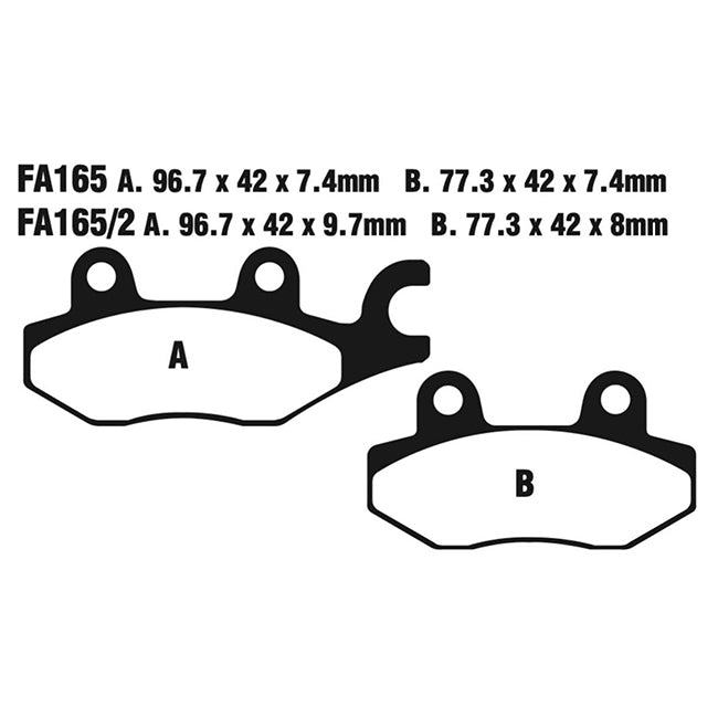 EBC Brakes Disc Pad Set – MXS Offroad Race Sintered Pads