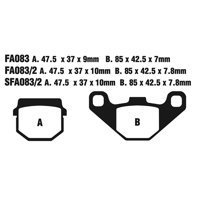EBC Brakes Disc Pad Set – Scooter & Double-H Sintered Options