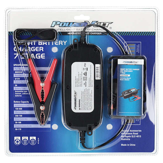 Powervolt 7 Stage 5A Intelligent Battery Charger