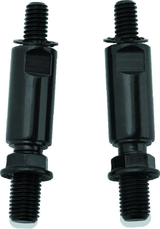Kuryakyn Raised Mirror Mount Adapters Gloss Black