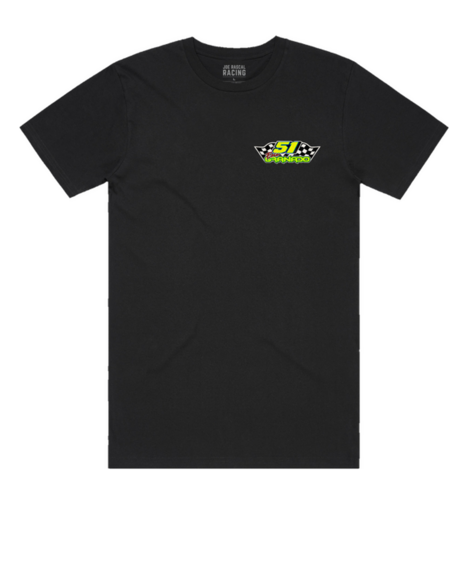 Joe Rascal Racing Eric Granado #51 Official Bagger World Cup Tee - Black