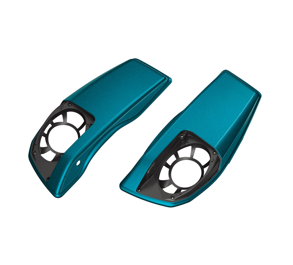 Harley-Davidson Saddlebag Speaker Lids - Teal Thunder NEW ARRIVAL
