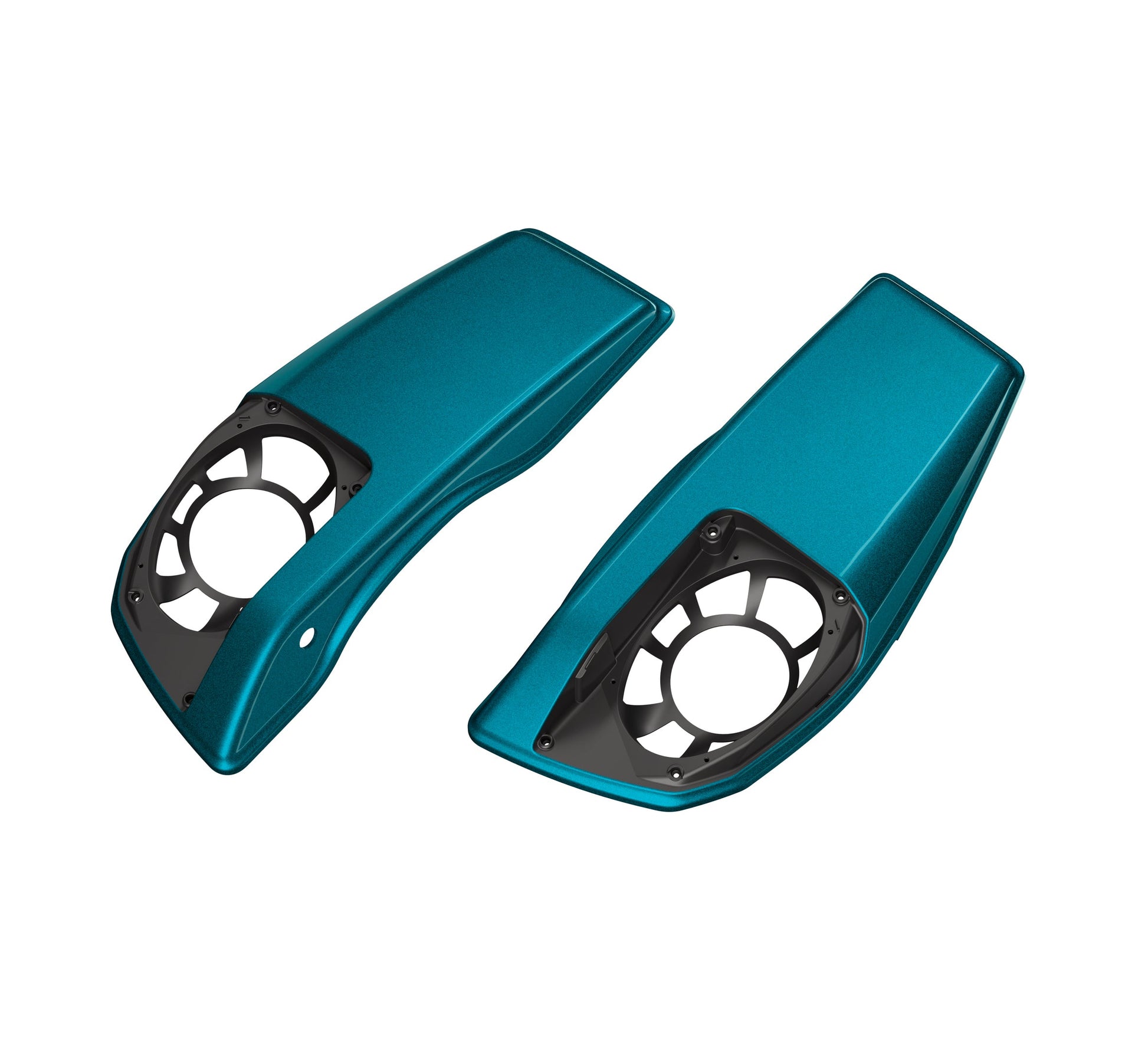 Harley-Davidson Saddlebag Speaker Lids - Teal Thunder NEW ARRIVAL