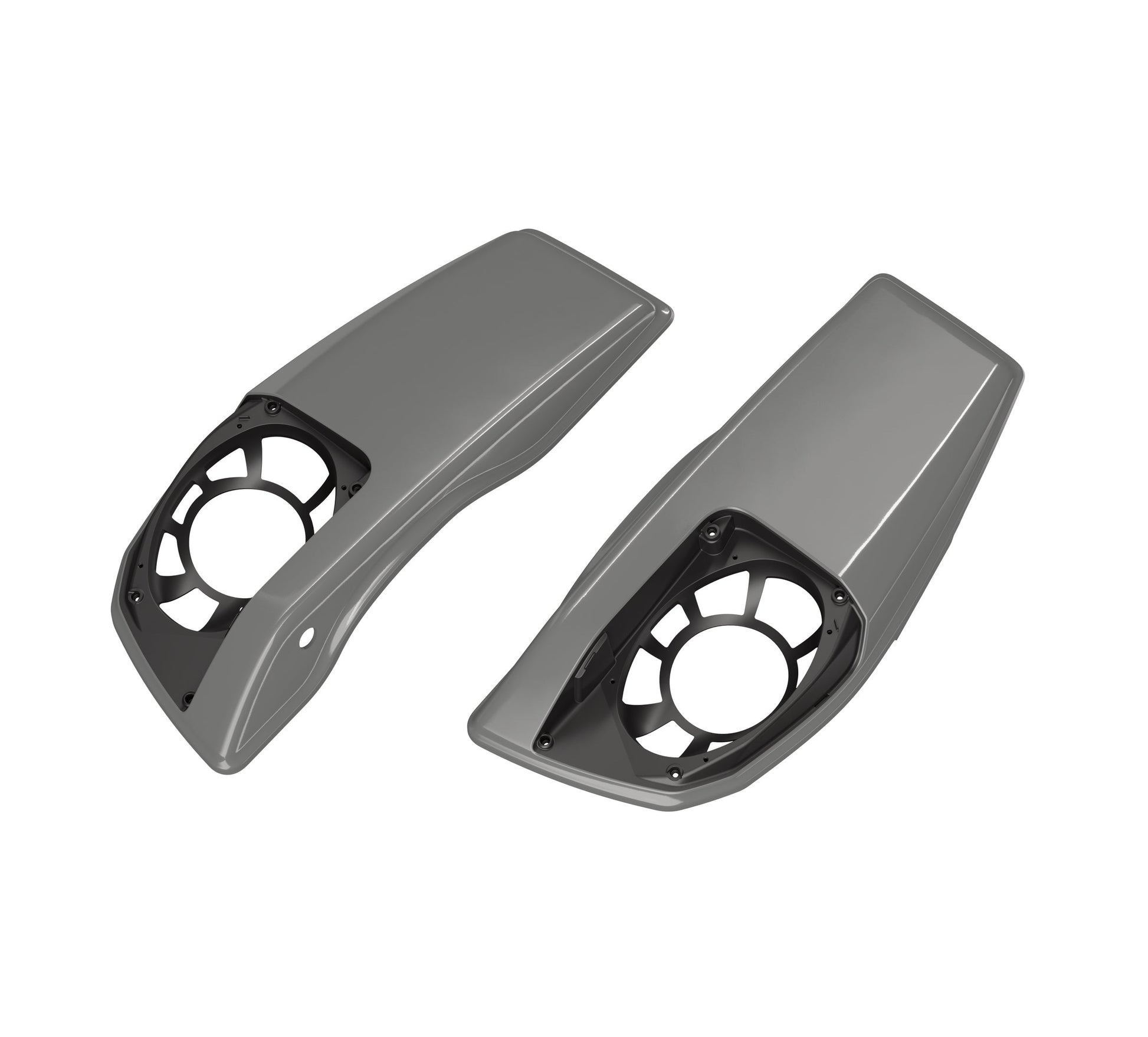 Harley-Davidson Saddlebag Speaker Lids - Dark Billiard Gray