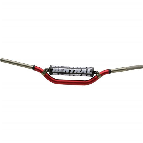 RENTHAL TWINWALL H/BAR RC HIGH RED W/BAR PAD (922-01-RD-07-185)