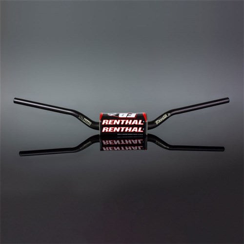 RENTHAL FATBAR36 H/BAR VILLOPOTO/STEWART/HON CRF 18-20 BLK W/BAR PAD (933-01-BK)