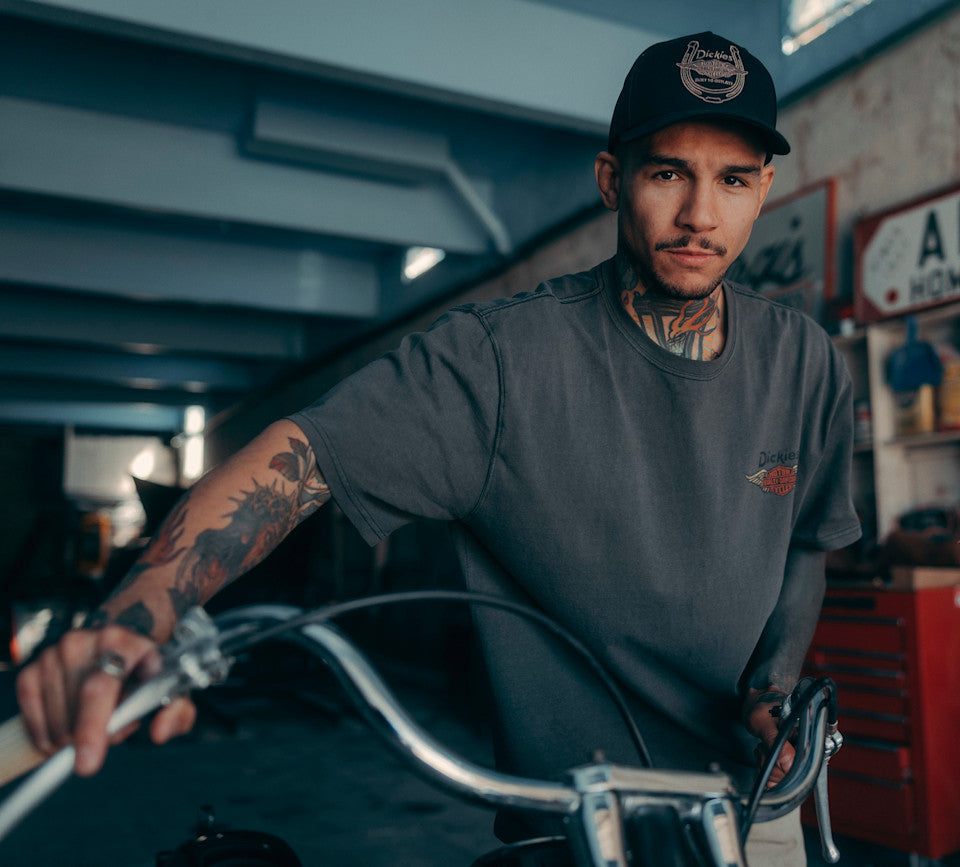 Dickies x H-D® 1930's Moto Racer Heavyweight Pigment Dyed Tee