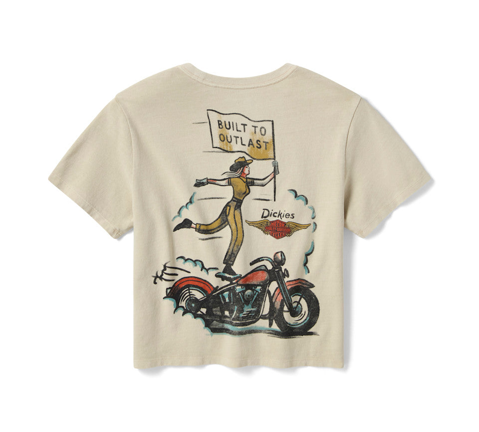 Dickies x H-D® Vintage Cowgirl Boxy Fit Tee