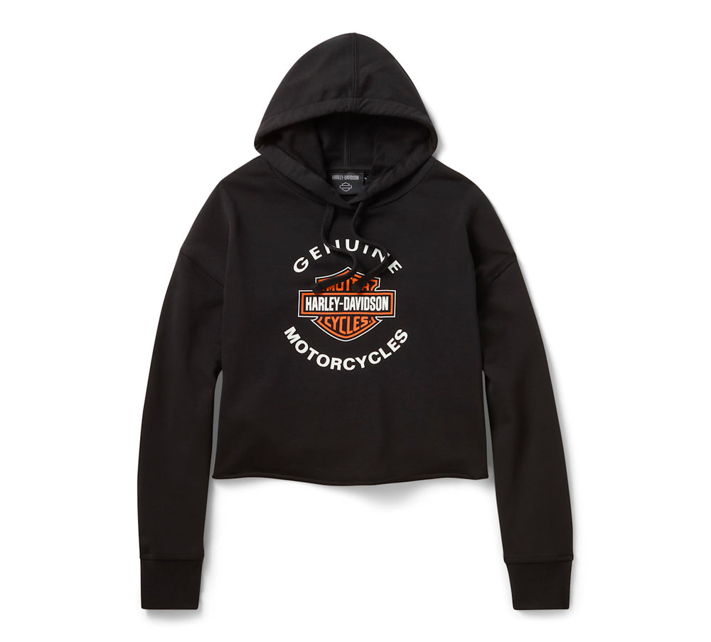 Women's H-D Essential Raw-Edge Hoodie