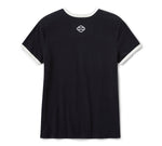 Women's Screamin' Eagle Drop H Ringer Tee