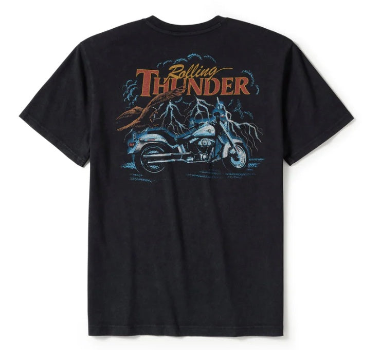 Harley-Davidson Men's Lightning Bolt Pocket Tee - Black