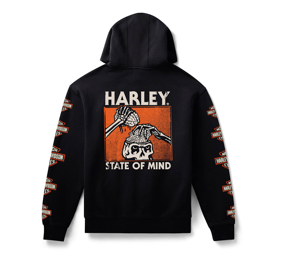 Harley-Davidson Men's H-D State of Mind Pullover Fleece Hoodie
