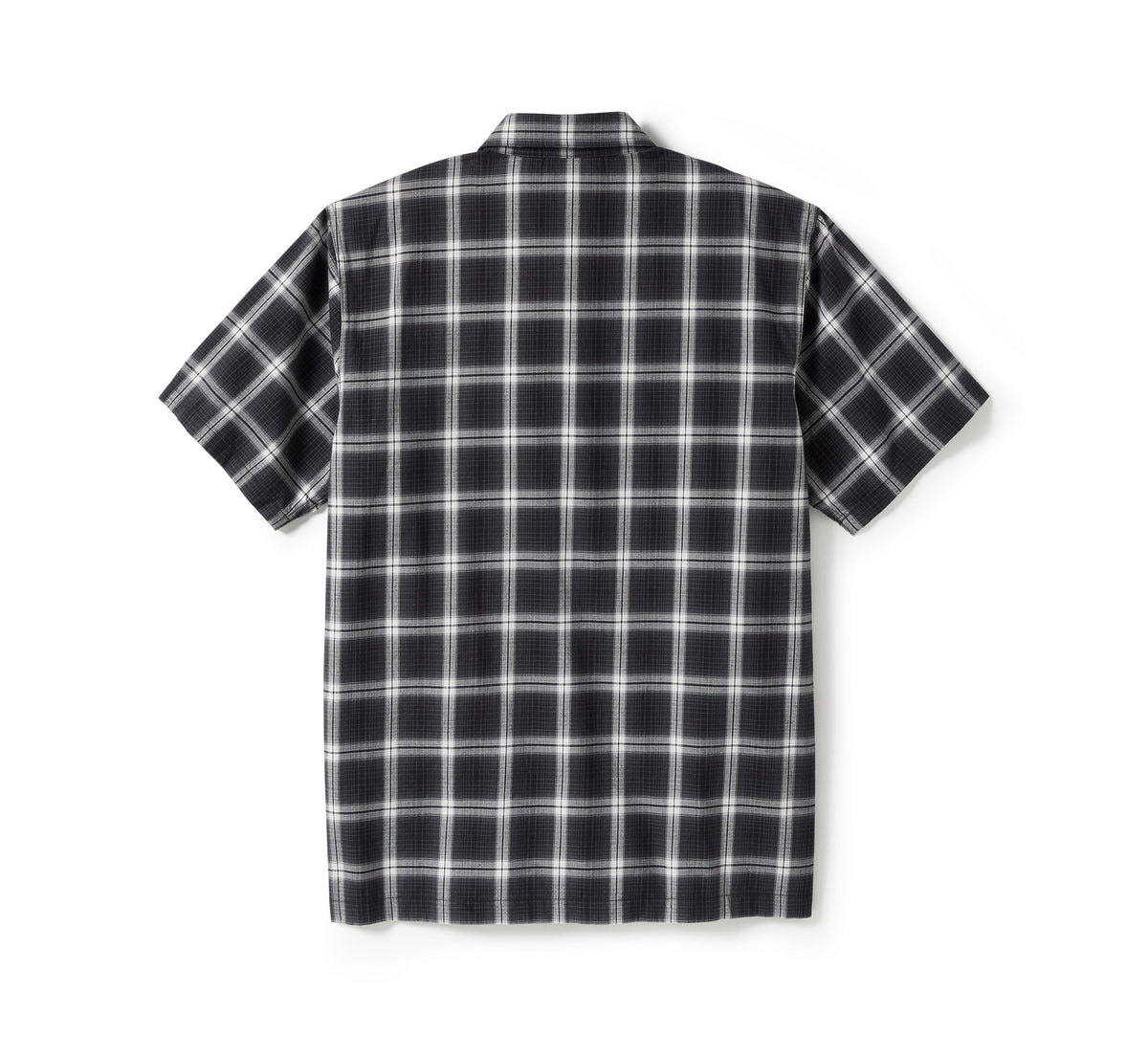 Harley-Davidson Men's Staple Short Sleeve Shirt - Plaid - Harley Black & Cloud Dancer