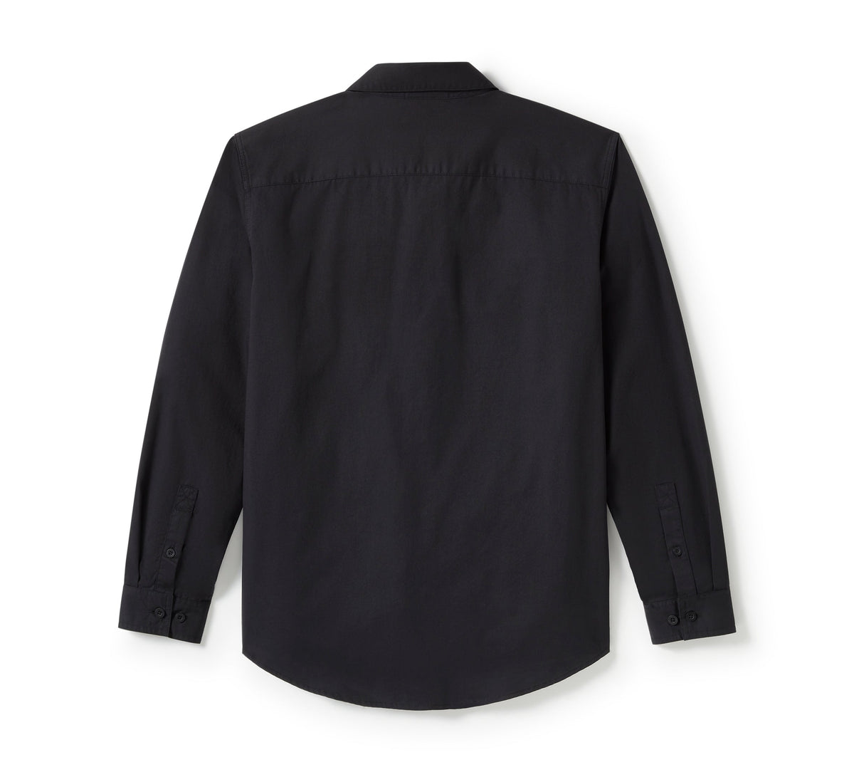 Harley-Davidson Men's Bar & Shield Solid Long Sleeve Shirt - Harley Black