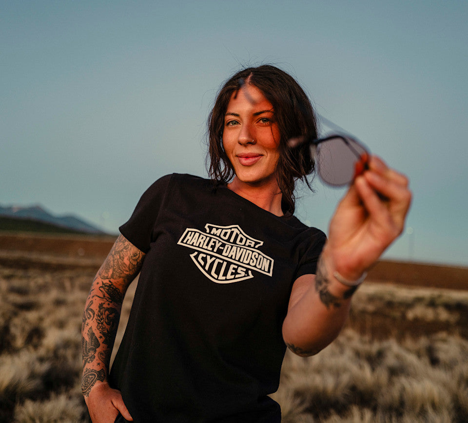 Harley-Davidson Women's H-D Standard Bar & Shield Tee - Harley Black - additional view 3