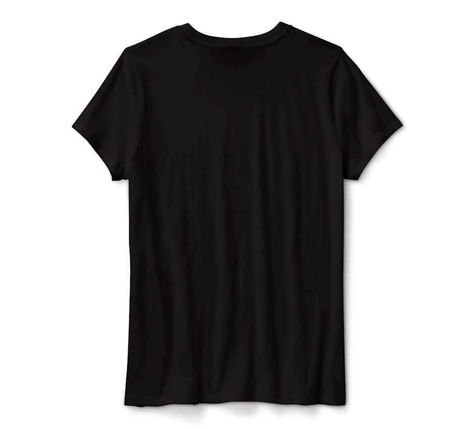 Harley-Davidson Women's H-D Standard Bar & Shield Tee - Harley Black - back view