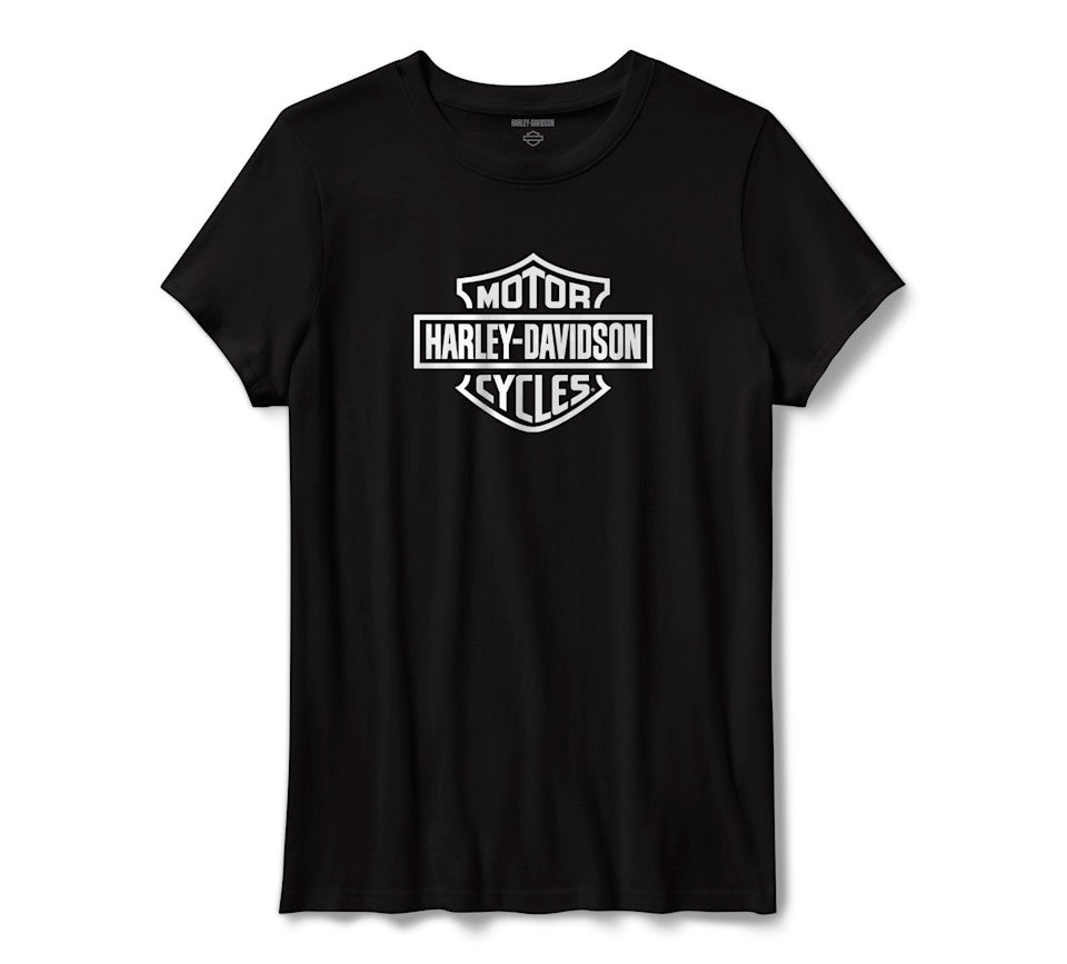 Harley-Davidson Women's H-D Standard Bar & Shield Tee - Harley Black - front view