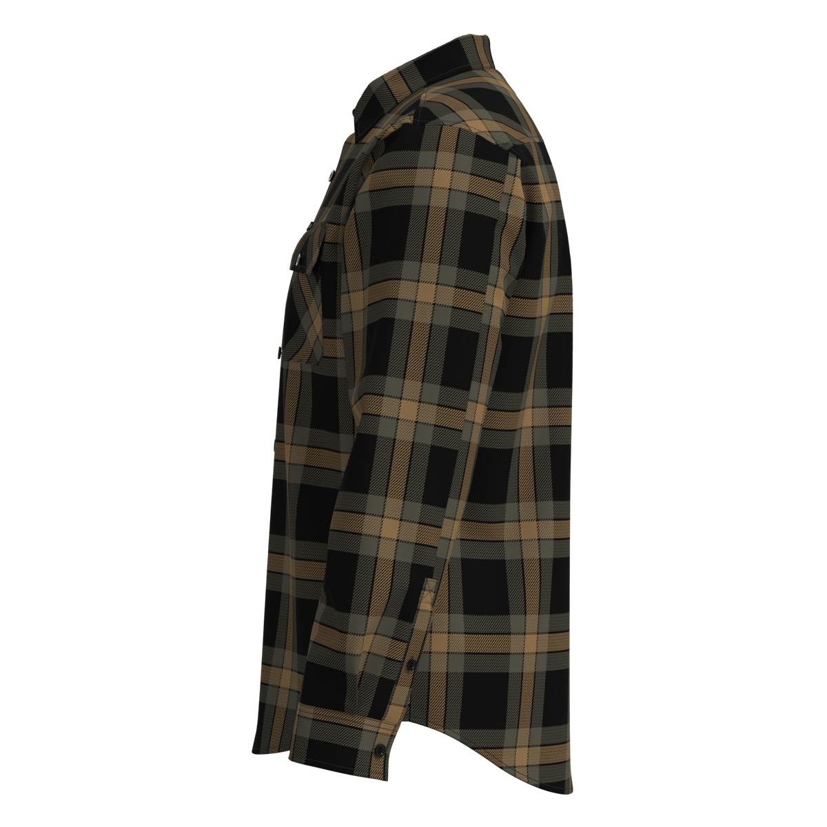 H-D® Standard Long Sleeve Plaid Shirt – Chicory & Harley Black