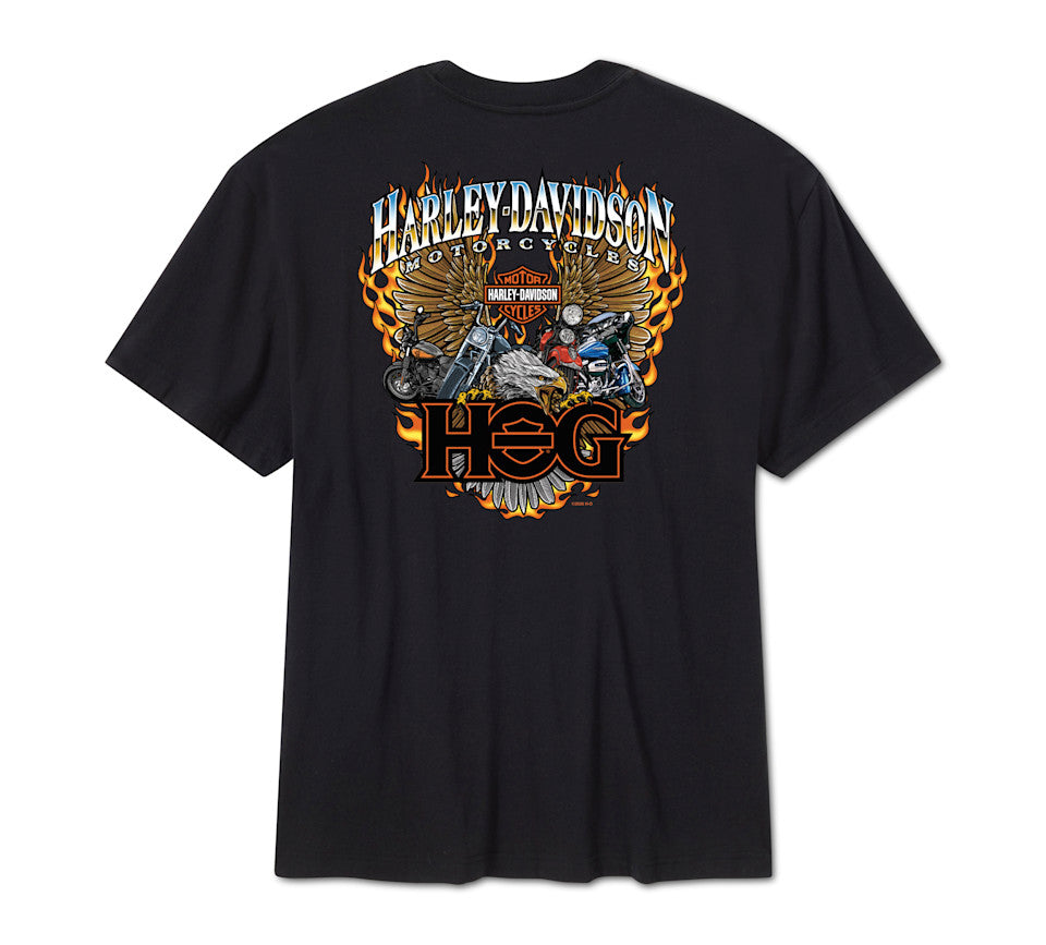 Harley-Davidson Men's Full Throttle Freedom H.O.G.Short Sleeve Tee