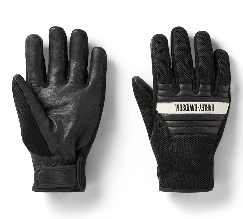 Men's H-D Operative Mesh Riding Gloves