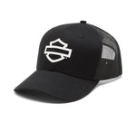 Men's Logo Colorblock Adjustable Trucker Cap - Harley Black