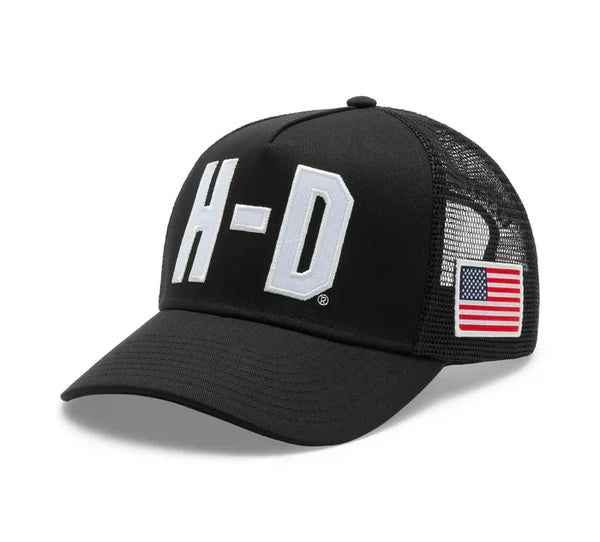 Harley-Davidson 96359-26VX Factory Racing Team Trucker Cap — Black ...