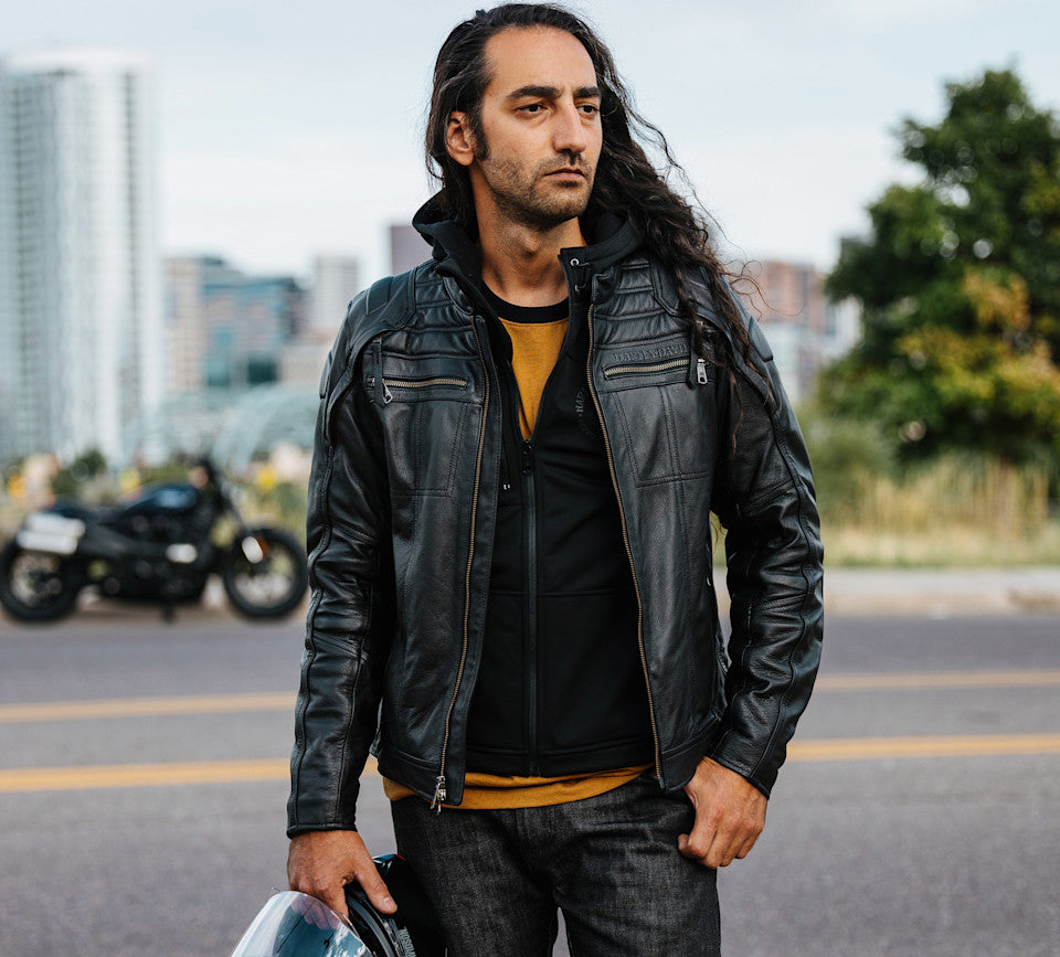 Harley-Davidson MENS AURORAL II 3-IN-1 LEATHER JACKET