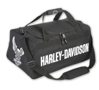 Harley-Davidson Eagle Logo Duffel in Black/White