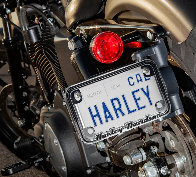 Harley-Davidson Script Chrome Motorcycle License Frame