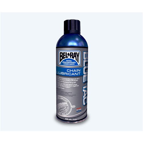 BELRAY BLUE TAC CHAIN LUBE 400ML AEROSOL (12 TO A BOX - 301125150285)