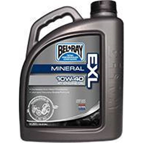 BELRAY EXL MINERAL 4T ENG OIL 10W-40 4 LITRE (4 TO A BOX - 301838150185) [SPC01]