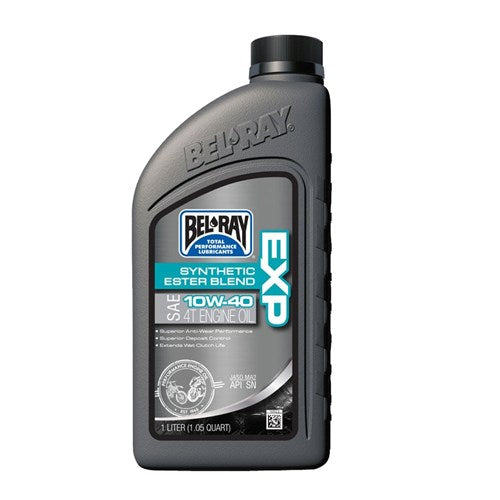 BELRAY EXP SYNTHETIC BLEND 4T ENG OIL 10W-40 1 LITRE (12 TO A BOX - 301126150160) [SPC01]
