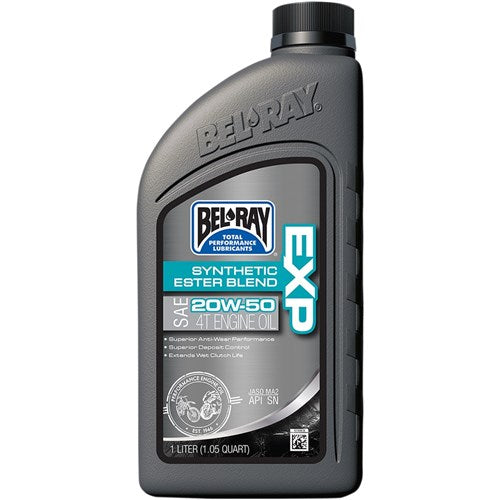 BELRAY EXP SYNTHETIC BLEND 4T ENG OIL 20W-50 1 LITRE (12 TO A BOX - 300925150160) [SPC01]