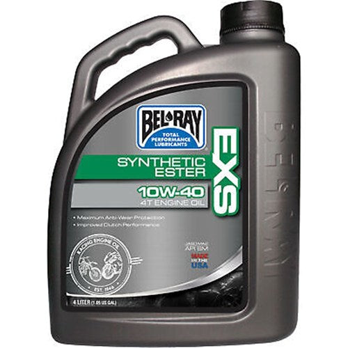 BELRAY EXS SYNTHETIC 4T ENG OIL 10W-40 4 LITRE (4 TO A BOX - 301702150185 ) [SPC01]