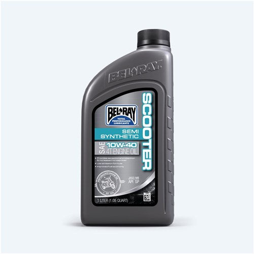 BELRAY SCOOTER SEMI SYN 4T ENG OIL 10W-40 1 LITRE (12 TO A BOX 303064150160) [SPC01]