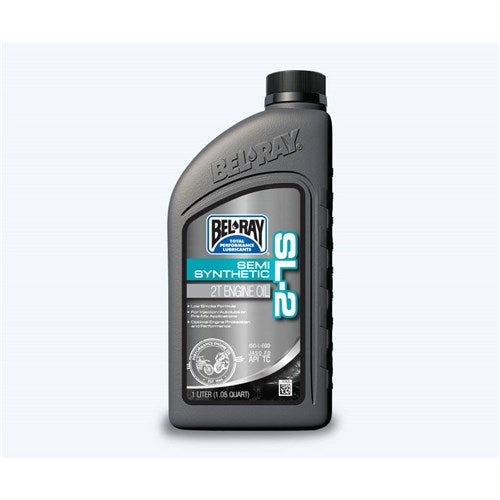 BELRAY SL-2 SEMI-SYNTHETIC 2T ENGINE OIL 1 LITRE (12 TO A BOX - 301719150160) [SPC01]