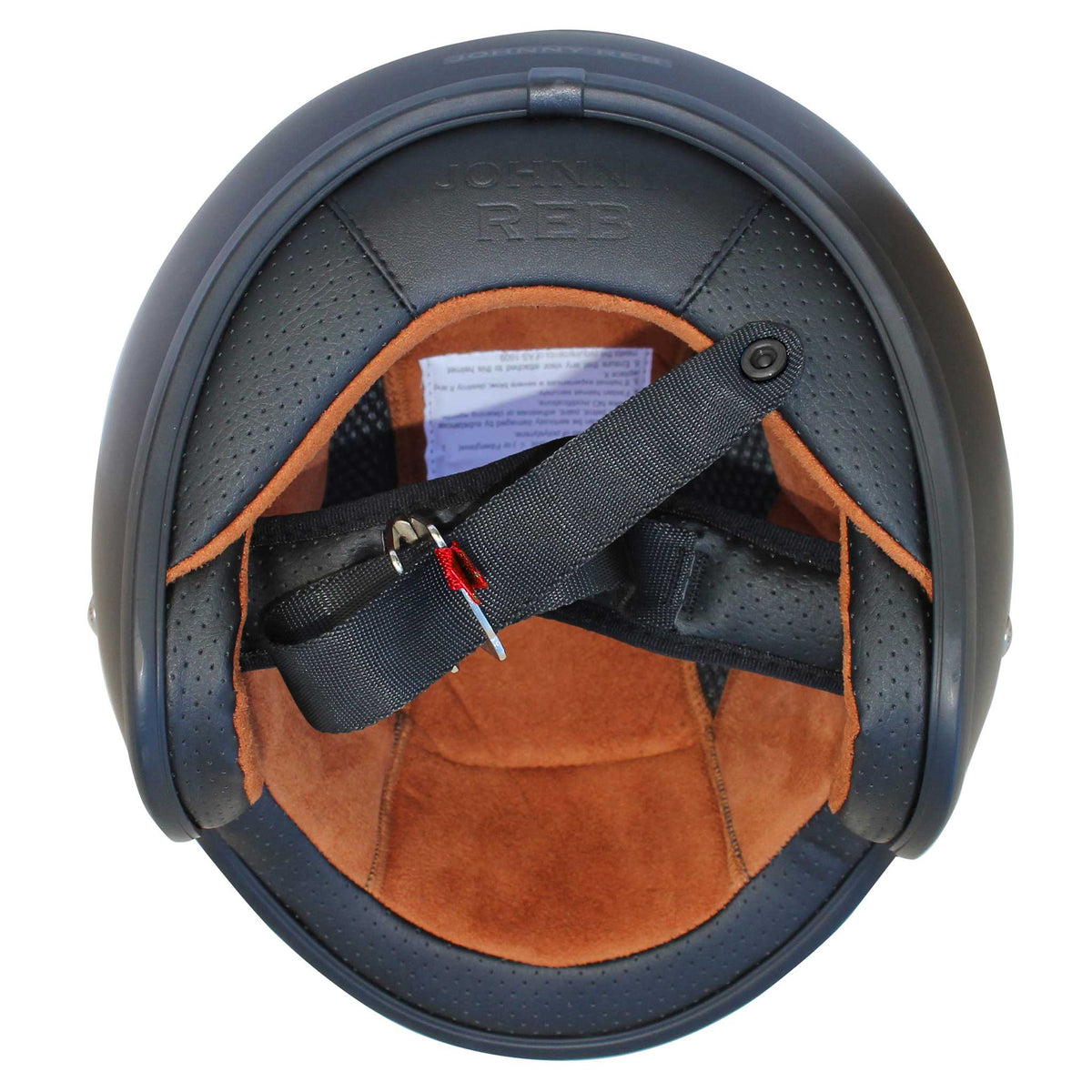Johnny Reb Burke Open Face Helmet - Black/Brown (JRH10001) - product image 5