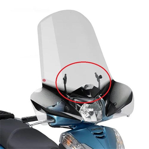 GIVI SPECIFIC WINDSCREEN FITTING KIT - HONDA SH30i 11-14 (NEEDS SCREEN 308A)  [ONC01]