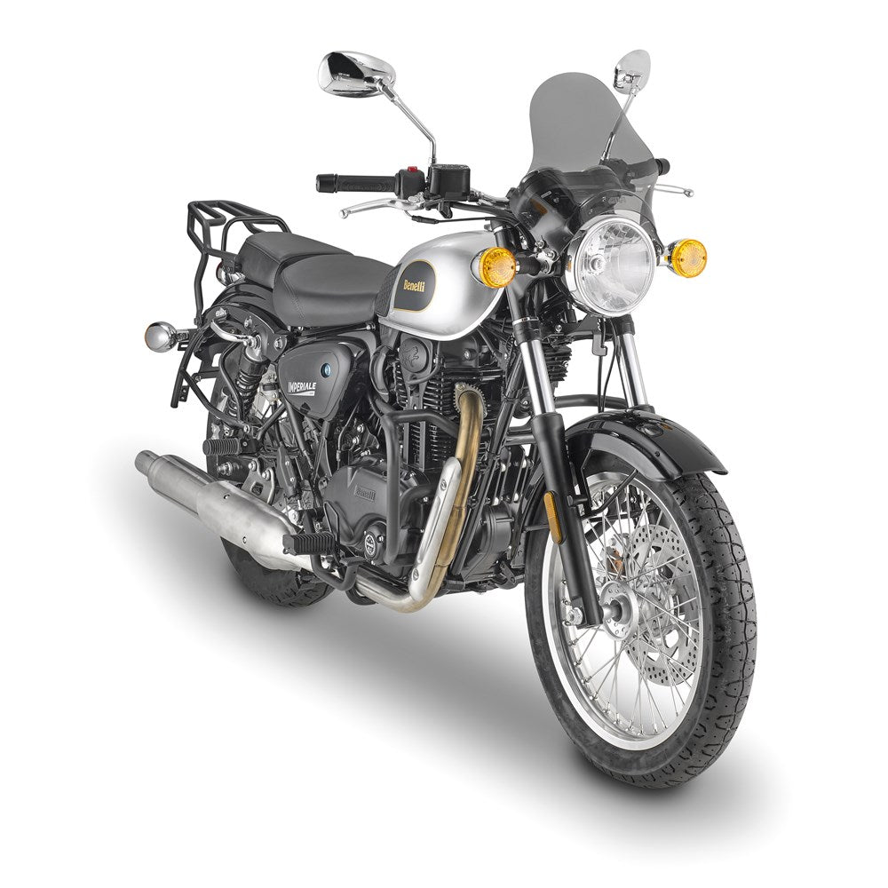 GIVI WINDSCREEN ONLY SMOKED - KAWASAKI/ROYAL ENFIELD/TRIUMPH (NEEDS FITTING KIT A4124A OR A9056A OR A6424A OR A6417A)