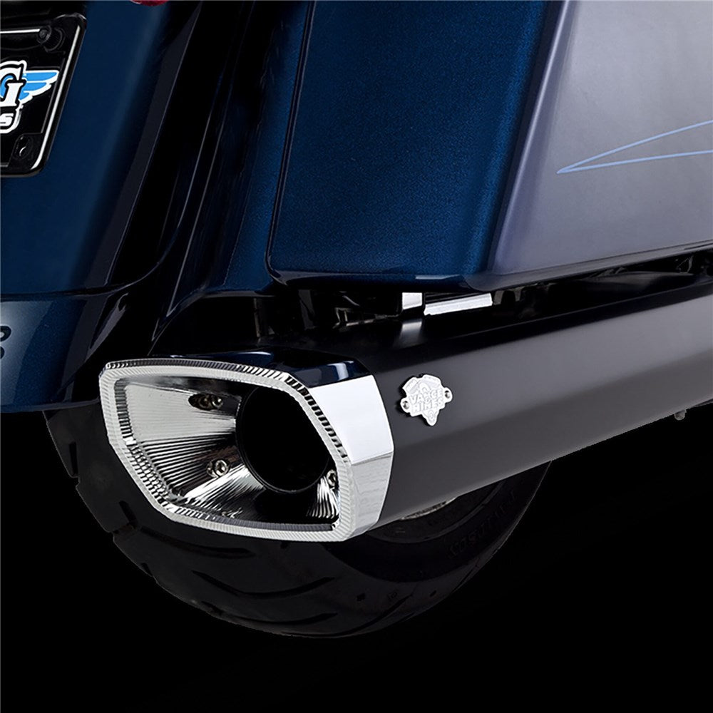 /V&H END CAP - MONSTER SQUARED CHROME FOR V16851 (EACH)