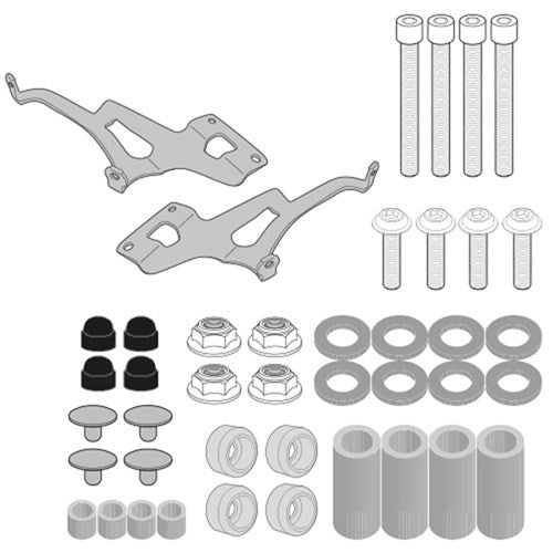 GIVI SPECIFIC WINDSCREEN FITTING KIT - ROYAL ENFIELD METEOR 650 23-24 (NEEDS SCREEN 9058A)